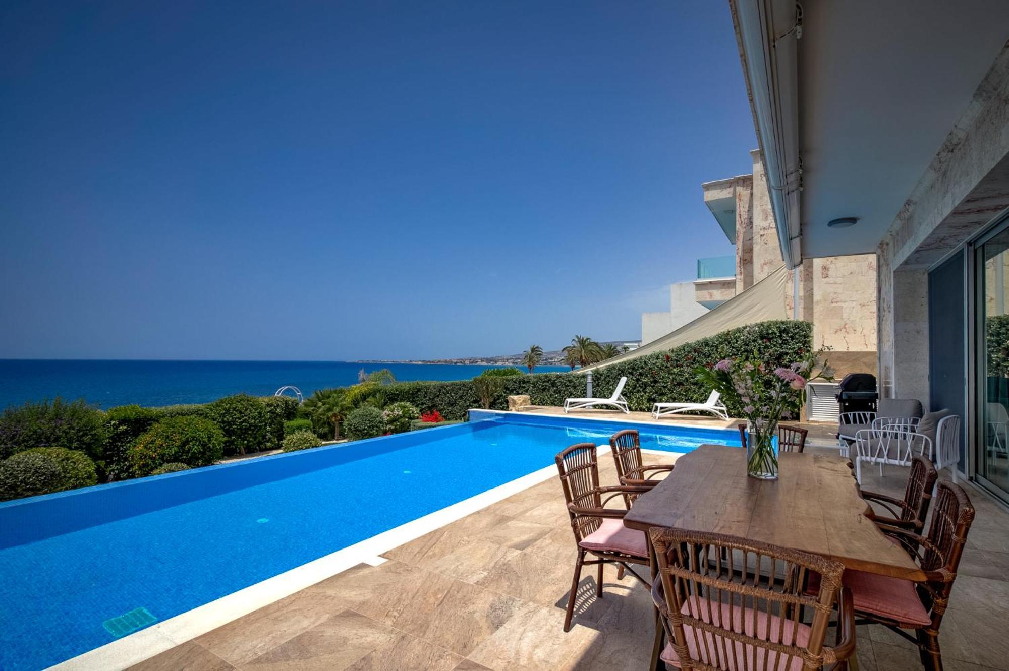 Olymp Luxury Villa D - Luxury Escape With Direct Beach Access And Unique Sunsets Пафос Екстериор снимка